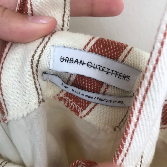 Urban Outfitters Maisy Striped Shortall Overall - Picture 7 of 8